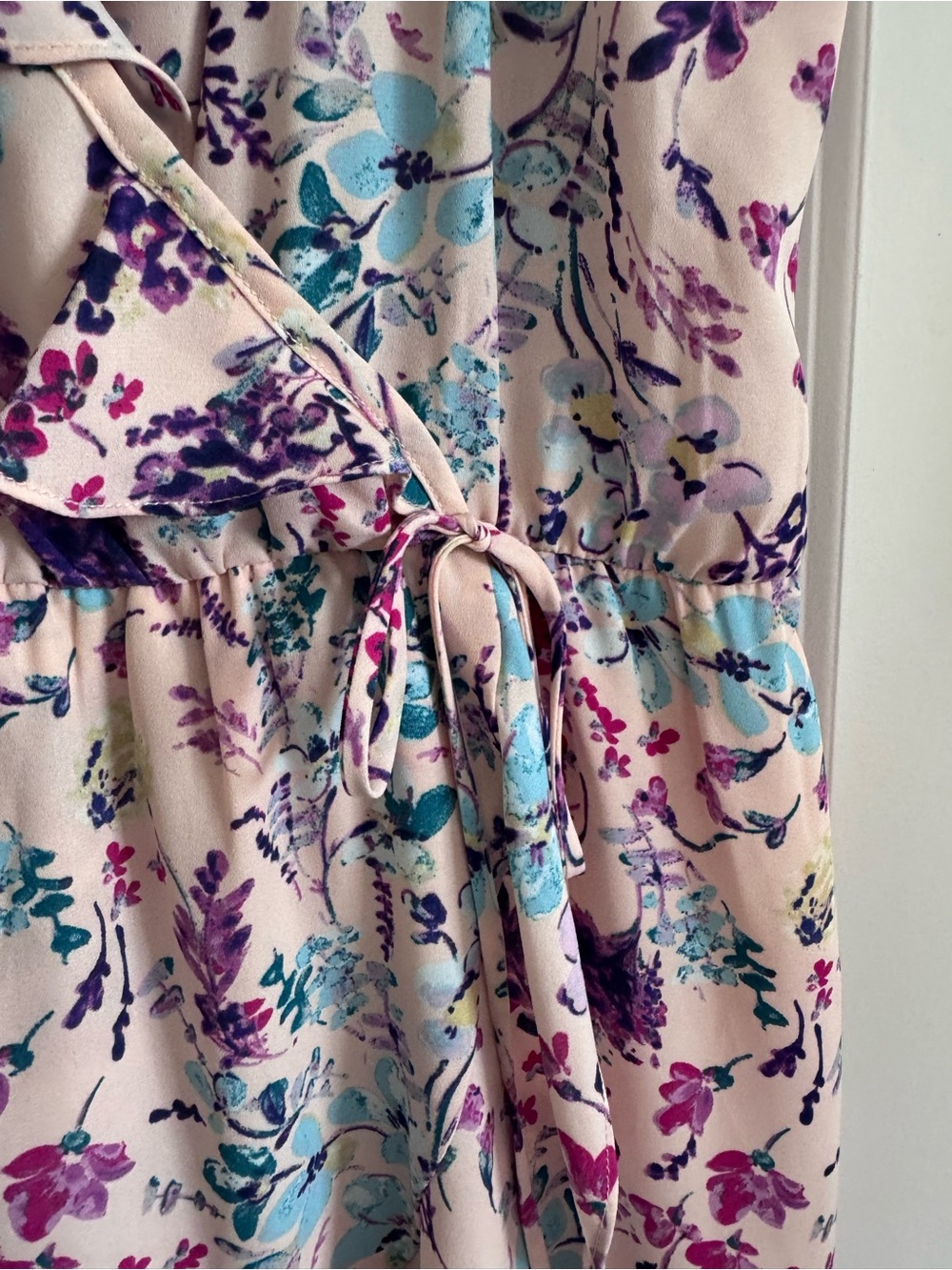 Socialite Floral High-Low Ruffle Maxi Dress - Picture 4 of 8